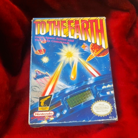Vintage Nintendo To the Earth Video Game